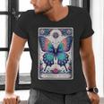 Antisocial Butterfly Introvert Distressed Men's V-Neck T-Shirt Antisocial Butterfly Introvert Distressed Men's V-Neck T-Shirt