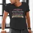 Artificial Intelligence Major Student Shirt Graduation Men's V-Neck T-Shirt