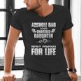 Asshole Dad And Smartass Daughter Best Friend For Life Shirt Men's V-Neck T-Shirt