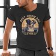 Aussie DAD Australian Shepherd Men's V-Neck T-Shirt Aussie DAD Australian Shepherd Men's V-Neck T-Shirt