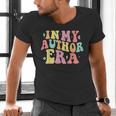In My Author Era Writer Reading Writing Book Author Men's V-Neck T-Shirt