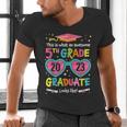 Awesome 5th Grade Graduate Looks Like Class 2023 Graduation Men's V-Neck T-Shirt