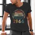 Awesome Since January 1966 60 Year Old 60th Birthday Men Dad Men's V-Neck T-Shirt