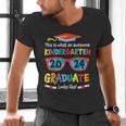 Awesome Kindergarten Graduate Looks Like 2024 Graduation Men's V-Neck T-Shirt