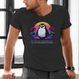 Awkward But Loyal Penguin Synthwave Vapowave Introvert Men's V-Neck T-Shirt Awkward But Loyal Penguin Synthwave Vapowave Introvert Men's V-Neck T-Shirt