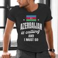Azerbaijan Lover Saying Azeri Nostalgia Men's V-Neck T-Shirt