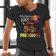 My Baby Just Crushed Preschool Graduation Men's V-Neck T-Shirt