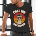 Bachelor Graduation For University Degree Party Llama Men's V-Neck T-Shirt