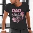 Ballerina Bday Dance Dad Of The Birthday Girl Ballet Dancer Men's V-Neck T-Shirt