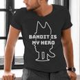 Bandit Is My Hero Kid's Show Dad Dog Men's V-Neck T-Shirt