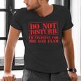 Bar Exam Law School Graduation Study T-Shirt Men's V-Neck T-Shirt