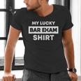 Bar Exam Tee Shirt Lucky Law School Graduation Men's V-Neck T-Shirt