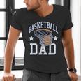 Basketball Dad Coach Sports Fan Men's V-Neck T-Shirt Basketball Dad Coach Sports Fan Men's V-Neck T-Shirt