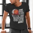 Basketball Mom Or Dad Basketball Parent Men's V-Neck T-Shirt