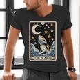Bearded Dragon Tarot Card Beardie Mom Beardie Dad Men Women Men's V-Neck T-Shirt