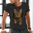 Bengal Cat Lover Animal Pet Bengal Cat Owner Mom Cat Dad Cat Men Women Kids Men's V-Neck T-Shirt