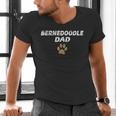 Bernedoodle Dad & Kids Tee Fathers Day T-Shirt Men's V-Neck T-Shirt