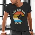 Best Cat Dad Ever Men Men's V-Neck T-Shirt