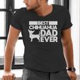 Best Chihuahua Dad Ever t Shirt For Men Dog Father Gift Idea Men's V-Neck T-Shirt