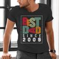Best Dad Since 2009 Fathers Day Retro Vintage Men's V-Neck T-Shirt