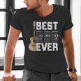 Best Dad Ever Guitarist Father D-A-D Chord Guitar Men's V-Neck T-Shirt