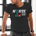 Best Nurse Graduation- RN Nurse Established 2019 LPN Men's V-Neck T-Shirt