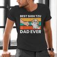 Best Shih Tzu Dad Ever Shih Tzu Men's V-Neck T-Shirt