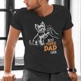 Best Yorkie Dad Ever Dog Yorkie I Love Yorkie Dad Men's V-Neck T-Shirt