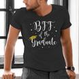 Bff Of The Graduate Graduation Best Friend Of Graduate Men's V-Neck T-Shirt
