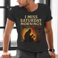Bigfoot Saturday Morning Nostalgia Men's V-Neck T-Shirt