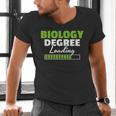 Biology Degree Loading Graduation Student Teacher Biologist Men's V-Neck T-Shirt