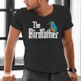 The Bird Father Bird Watching Meme Birder Dad Men's V-Neck T-Shirt