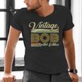 Bob Name Vintage Bob Father's Day Dad Bob Men's V-Neck T-Shirt