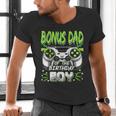 Bonus Dad Of The Birthday Boy Video Game Bday Party Men's V-Neck T-Shirt