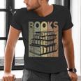 Book Reader Vintage Bookworm Retro Book Lover Men's V-Neck T-Shirt