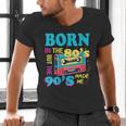 Born In The 80's But 90's Made Me Nostalgia Cassette Tape Men's V-Neck T-Shirt Born In The 80's But 90's Made Me Nostalgia Cassette Tape Men's V-Neck T-Shirt