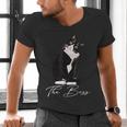 Boss Tuxedo Cat Lovers Tee Shirt For Mom Dad Men's V-Neck T-Shirt