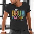 Bruh I'm Out Senior Graduation Men's V-Neck T-Shirt