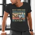 Budgie Dad Bird Lover Father Animal Enthusiast Bird Guy Men's V-Neck T-Shirt