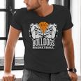 Bulldogs Basketball Shirt Basketball Mom Dad Players Tshirt Men's V-Neck T-Shirt