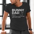 Bunny Dad Definition Rabbit Lover Men's V-Neck T-Shirt Bunny Dad Definition Rabbit Lover Men's V-Neck T-Shirt