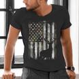 Camo US Flag Deer Elk Buck Camoflage Hunting Hunter Dad Short Sleeve Men's V-Neck T-Shirt Camo US Flag Deer Elk Buck Camoflage Hunting Hunter Dad Short Sleeve Men's V-Neck T-Shirt