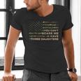 You Can’t Scare Me I Have Three Daughters Fathers Day Dad Men's V-Neck T-Shirt You Can’t Scare Me I Have Three Daughters Fathers Day Dad Men's V-Neck T-Shirt