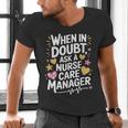 Care Management s For Nurse Case Manager Graduation Men's V-Neck T-Shirt