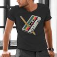 Cassette 90s Costume Party Nostalgia Men's V-Neck T-Shirt Cassette 90s Costume Party Nostalgia Men's V-Neck T-Shirt