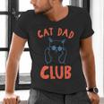 Cat Dad Club Life Is Better With Cats Retro Cat Dad Men's V-Neck T-Shirt