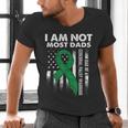 Cerebral Palsy CP Awareness Most Dads Warrior Survivor DA1 Men's V-Neck T-Shirt