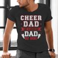 Cheer Dad Like A Regular Dad But Broke Cheerleader Dad Men's V-Neck T-Shirt