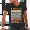 Chinchilla Owner Introvert Chinchilla Men's V-Neck T-Shirt Chinchilla Owner Introvert Chinchilla Men's V-Neck T-Shirt