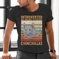 Chinchilla Owner Introvert Chinchilla Men's V-Neck T-Shirt